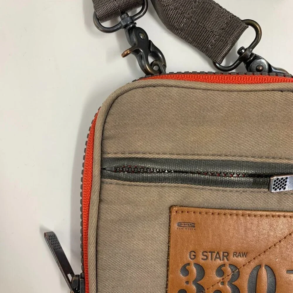 G-STar Raw Adults‎ Diego Original Zipper Pocket Adjustable Star Bag